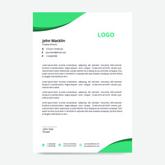 Minimal Latter Head Design Template 