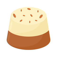 white chocolate icon