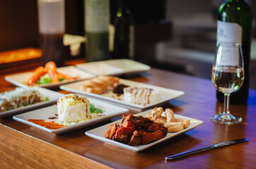 table setting at restaurant