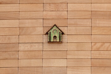 Obraz na płótnie Canvas small wooden toy house