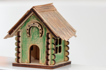 Obraz na płótnie Canvas toy wooden house