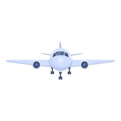 Fototapeta na wymiar Plane charter icon. Cartoon of plane charter vector icon for web design isolated on white background