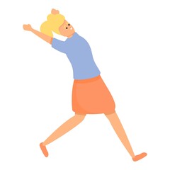 Disobedient icon. Cartoon of disobedient vector icon for web design isolated on white background