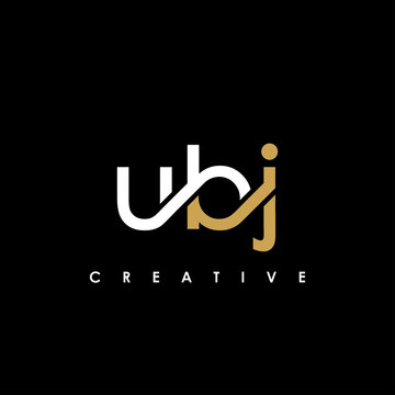 UBJ Letter Initial Logo Design Template Vector Illustration