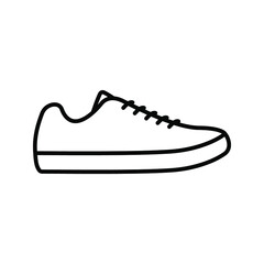 shoes icon. fashion sign. sneaker vector illustration.