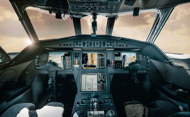 Dassault Falcon Cockpit © sebastian