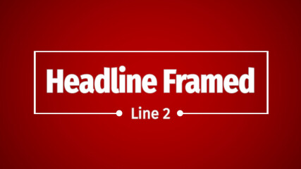 Framed Vignette Title