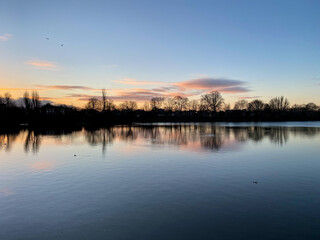 Fototapeta na wymiar Sunset on the Thames