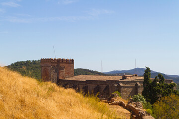 Fortaleza, Fortress, Castillo, Castle o Castel en el pueblo de Aracena, provincia de Huelva, comunidad autonoma de Andalucia, pais de Espa&ntilde;a