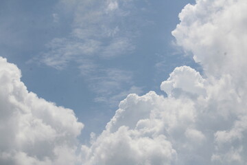 blue sky with clouds
