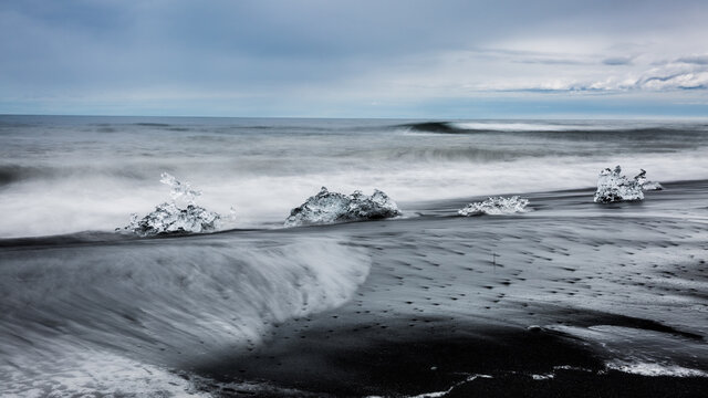 black diamont beach - Sommer in Island