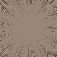 Obraz premium Speed Line background. Vector illustration. Comic book black and red radial lines background.