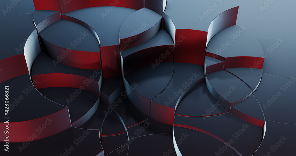 Aufkleber black abstract layer geometric illustration background for business or corporate template. perfect f