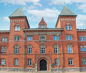 Fototapeta na wymiar Kongeligt Toldkammer (royal customs chamber) Odense Fyn Region Syddanmark (Region of Southern Denmark) Denmark