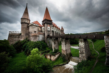 Very old gothic castle in Transylvania. 
Corvin Castle.Huniazilor Castle