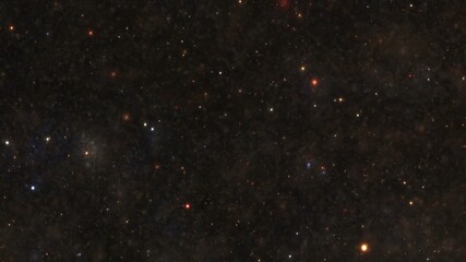 Stars in the night sky nebula and galaxy