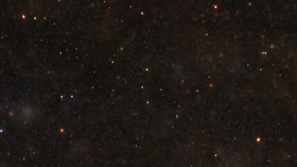 Stars in the night sky nebula and galaxy
