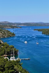 Chorwacja widok na zatokę 