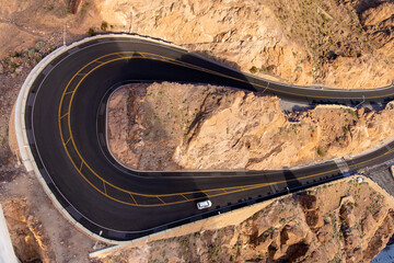 driving through the road