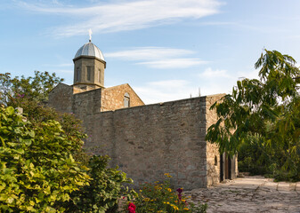 Stone building of the Church of the Iveron Icon of the Mother of God-the parish church of the...