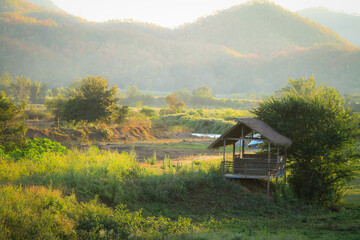 house in the mountains