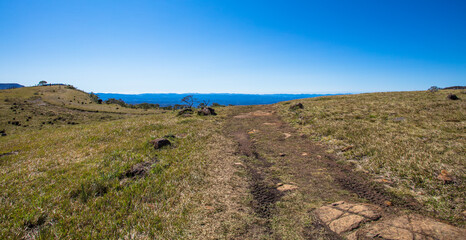 Paisagem do planalto catarinense, Brasil.