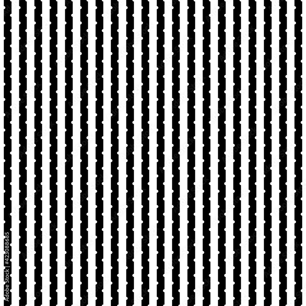 Poster abstract of vertical stripe of pattern. design bamboo black on white backgroud. design print for ill