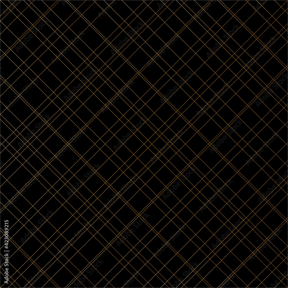 Poster abstract of diagonal stripe of pattern. design lines gold on black backgroud. design print for illus