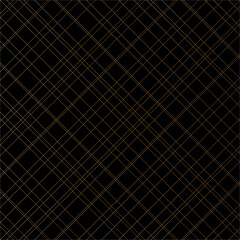 Abstract of diagonal stripe of pattern. Design lines gold on black backgroud. Design print for illustration, texture, wallpaper, background.
