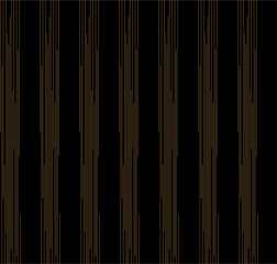 Abstract of space vertical stripe of pattern. Design lines gold on black backgroud. Design print for illustration, texture, wallpaper, background.