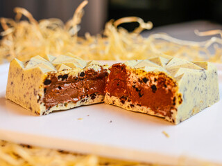 Chocolate Easter Eggs and Chocolate Bars with filling