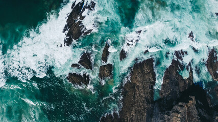 water flowing into the water