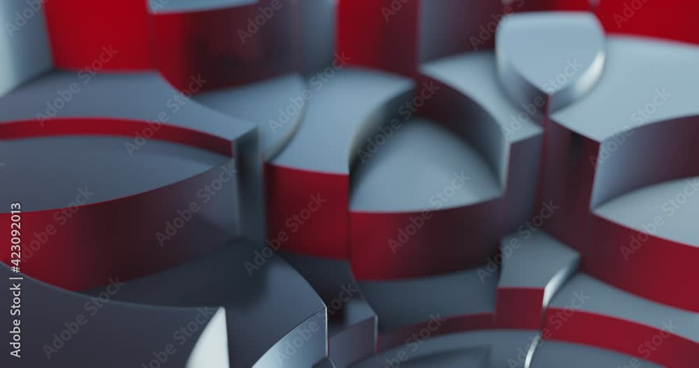 Poster red and grey metallic abstract motion background. perfect for screen, text overlay, or subtle elemen