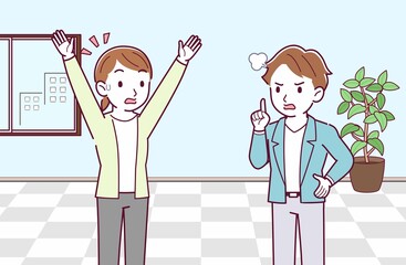 会社でのワンシーン