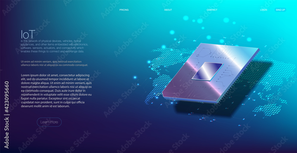 Aufkleber internet of things (iot) and networking concept for connected devices. spider web of network connect