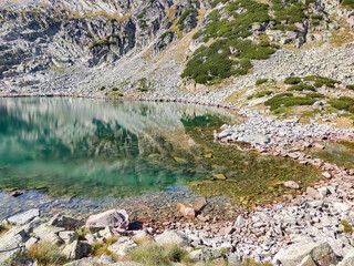 Landscape with Musalenski lakes, Rila mountain, Bulgaria