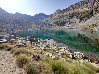 Landscape with Musalenski lakes, Rila mountain, Bulgaria