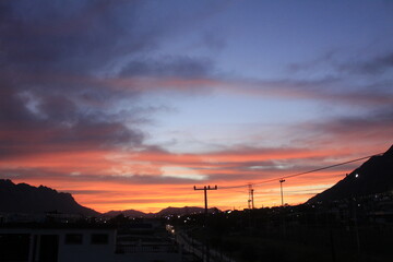 atardecer ciudad