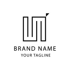 Letter M logo simple