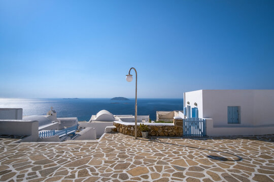 A beautiful view of the chora of Anafi.
