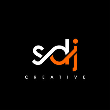 SDJ Letter Initial Logo Design Template Vector Illustration