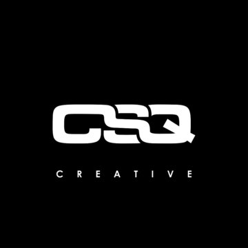 CSQ Letter Initial Logo Design Template Vector Illustration