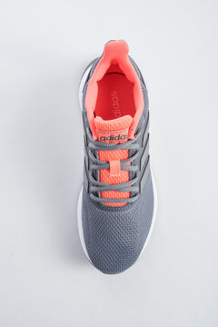 ADIDAS Sneakers For Women With Brand Details, Pink On White Background