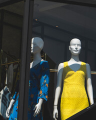 mannequins in shop