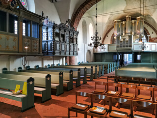 St. Michaelis church in Lütjenburg, Schleswig Holstein, Northern Germany