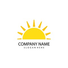 sun illustration logo