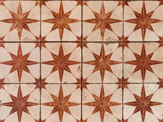 painted floor tiles