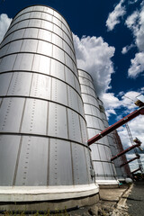Photo of Metal-made Grain Storage Facilities