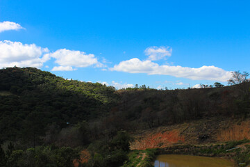 Paisagem nas montanhas