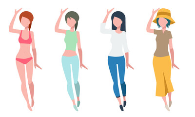 女性のイラスト